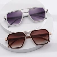 Пластиковые + металл солнцезащитные очки в стиле ретро Elit ZTT019-EL