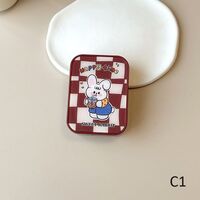 Kit for soft contact lenses XY5060酒红盒兔