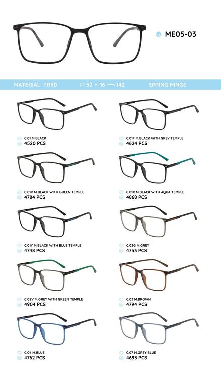 TR-90 plastic frames for glasses ME05-03