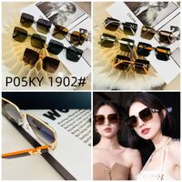 Polarized metal + TR90 sunglasses P05KY 1902