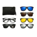 Frames El Dorado with a set of polarized sunglasses bits on the magnet 2208A 每套5件