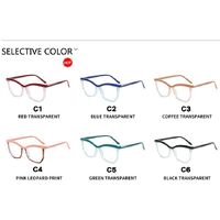 Plastic glasses with blue light protection for women 97197-PN