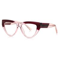 Plastic cat-eye TR90 frame for glasses with UV and Blue Ray Cut protection More LS021
