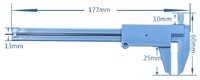 Plastic caliper, 0-150 mm