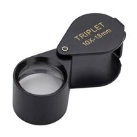Folding magnifier 7007B珠宝镜-XX, diameter: 18 mm, magnification: 10X