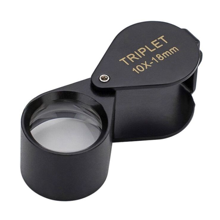 Folding magnifier 7007B珠宝镜-XX, diameter: 18 mm, magnification: 10X