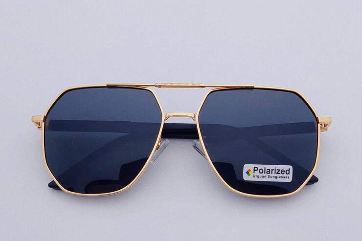 Очки солнцезащитные поляризационные металлические мужские Wilibolo P-8008