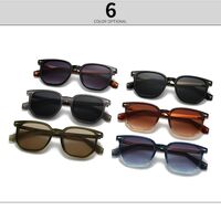 Plastic + metal retro square sunglasses for men Elit 6089-1-EL