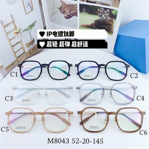 Hybrid frame, titanium alloy + TR90 SANTA M8043