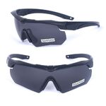 Safety shockproof tactical goggles 战术单只-shizigong1