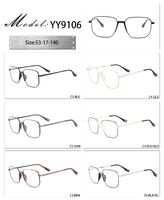 Metal frame with soft nose pad and spring hinges YY9106-DA