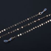 Gold-colored metal non-slip chain, for glasses and masks GL883