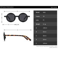 Plastic round sunglasses Elit 3402-EL