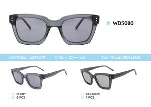 Acetate plastic frames polarized sunglasses WD5080