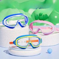 Swimming childrens (3-12 yers) waterproof anti-fog goggles with case 7007-YU
