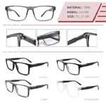 Оправа пластиковая из TR90 LE1080-DA