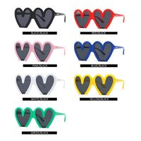 Plastic heart-shaped sunglasses Elit 68159-EL