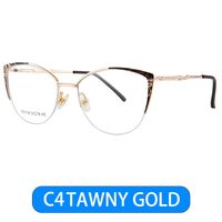 Metal nylor frame or glasses with blue light protection, with spring hinges FA87198