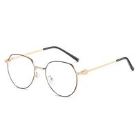 Metal glasses with blue light and UV protection 9652-3-GT