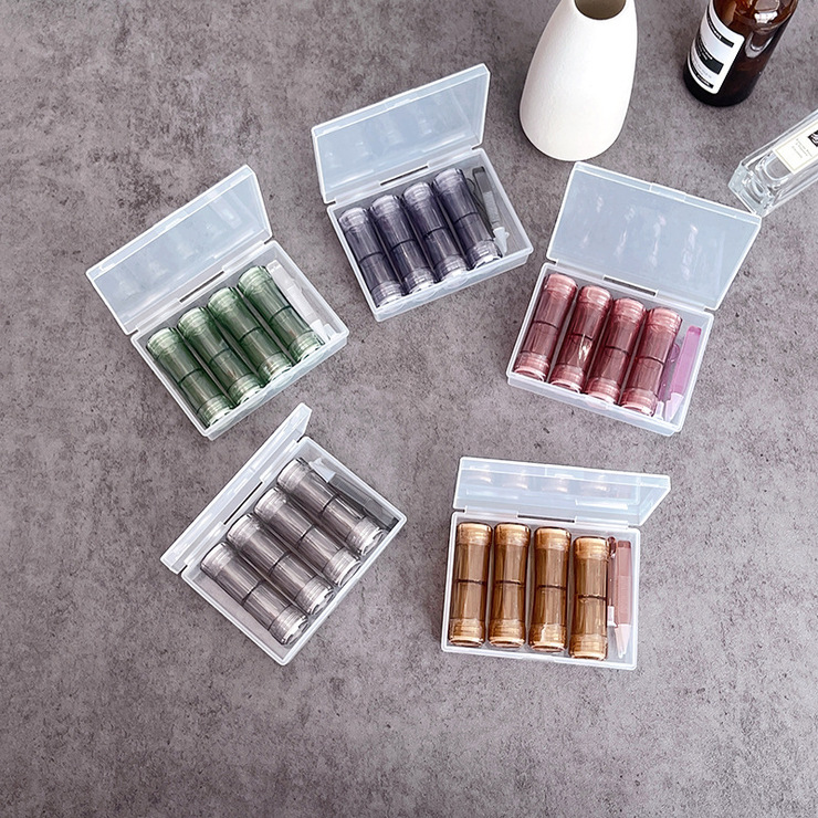 Мининабор с контейнерами для хранения контактных линз Y114, 4шт