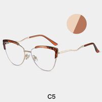 Оправа для очков комбинированная (металл + TR90) с защитой от синего света, с флексом FA87277