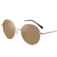 Очки металлические фотохромные с защитой от синего света 9642-2-GT