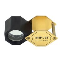 Folding magnifier 22188B-XX, diameter: 20.5 mm, magnification: 20X
