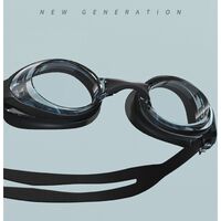 Swimming waterproof anti-fog goggles, diopters from -2.00 to -6.00, 7003-YU