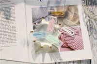 Plastic tweezers with individual pencil-box packaging XY-2004,  Tweezers length: 4.5 cm