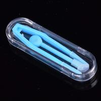 Plastic tweezers with individual pencil-box packaging 331-1, size 6.3 * 2.1 cm