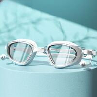 Swimming waterproof anti-fog goggles 6032-YU, diopters from -2.00 to -6.00