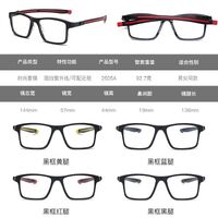 Оправа пластиковая TR90/PC + комплект из 5 поляризационных солнцезащитных насадок (клипон) на магните + кожаная сумка El Dorado EL2505A