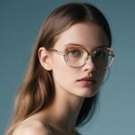 Оправа женская пластиковая из материала TR90, линзы с защитой от ультрафиолета и синего света FOCUS FCS2265