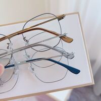 Оправа металлическая с линзами Blue Ray Cut MAMO 8215