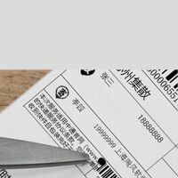 Self-adhesive thermal paper - stickers for optometric thermal printing, width 100 mm