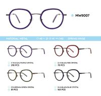 Metal women's frame for glasses MW8007