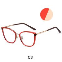Combined frame (metal + TR90) or glasses with blue light protection, with spring hinges FA87101