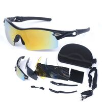 Safety shockproof sports goggles+5 caps 骑行套装-002眼镜