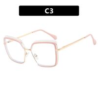 Combined (metal + TR90) glasses with blue light protection for women 95823-TR5039-PN
