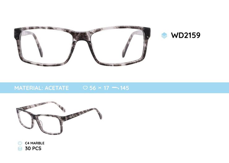 Plastic frames for glasses acetate material WD2159