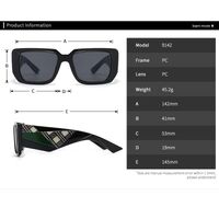 Plastic square sunglasses for women Elit 9142-EL