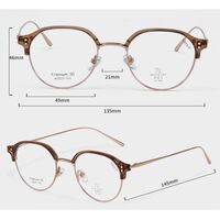 Оправа сверхлёгкая титановая + пластик TR90 с линзами Blue Ray Cut MAMO T22053-2