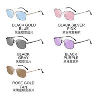 Очки металлические фотохромные с защитой от синего света 9640-GT