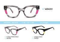 Plastic acetate eyeglasses frame for women WD4251