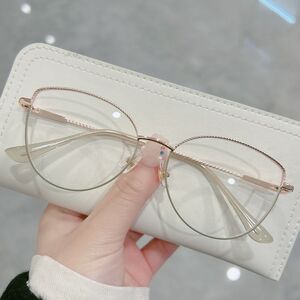 Metal frame MAMO with Blue Ray Cut protection lenses and flex F93096
