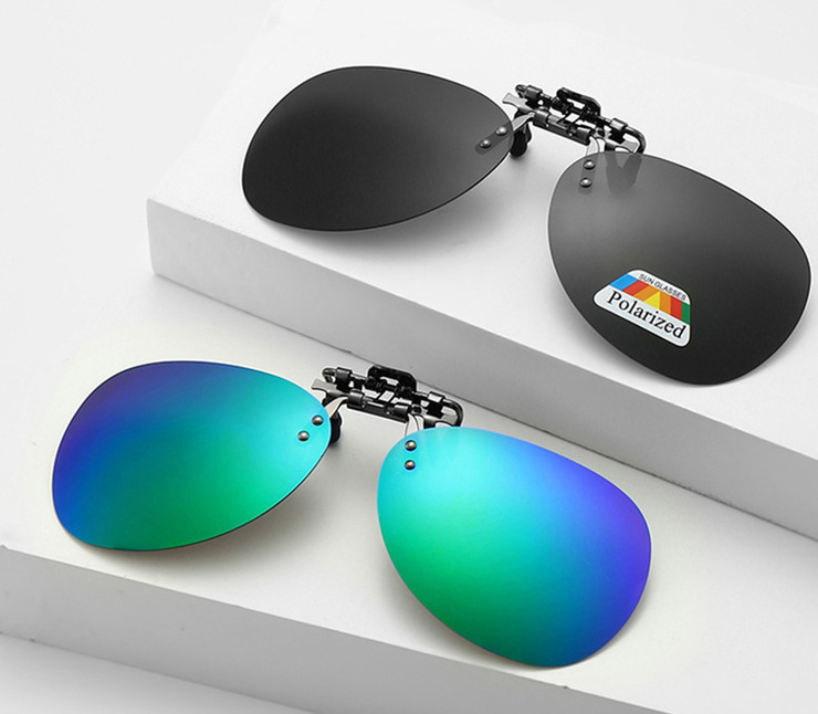 Насадка солнцезащитная для очков в футляре фотохромные и Polarized HM39