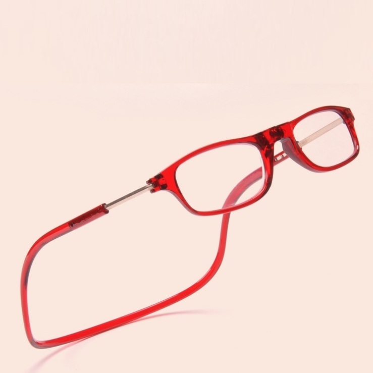 Ready-made folding magnet plastic frame glasses with diopters R1009 (from 20 pieces)