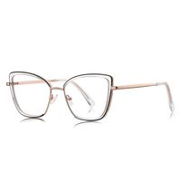Оправа женская металлическая + пластик TR90, линзы-блюблокеры с защитой от ультрафиолета и синего света More FCS3152