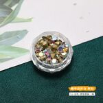 Set of rhinestones with diamond shape for frames and glasses decorating, magic color (price per pack, 3 packs minimum)