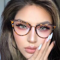 TR90 plastic frame or glasses with blue light protection, with spring hinges FA87079